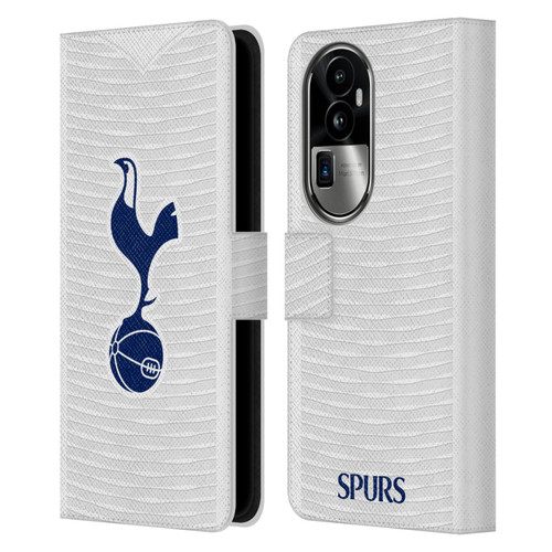 Tottenham Hotspur F.C. 2021/22 Badge Kit Home Leather Book Wallet Case Cover For OPPO Reno10 Pro+