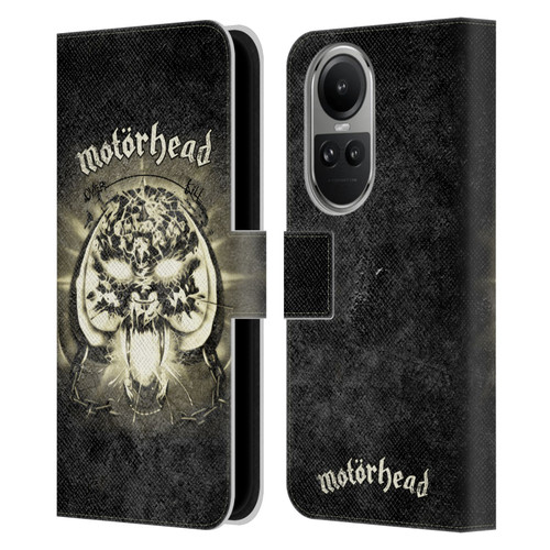 Motorhead Key Art Overkill Leather Book Wallet Case Cover For OPPO Reno10 5G / Reno10 Pro 5G