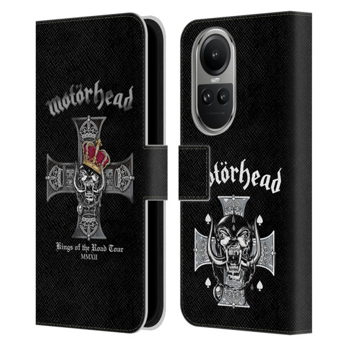 Motorhead Tours Kings Of The Road Leather Book Wallet Case Cover For OPPO Reno10 5G / Reno10 Pro 5G