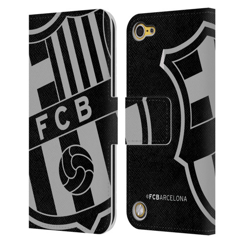 FC Barcelona Crest Oversized Leather Book Wallet Case Cover For Apple iPod Touch 5G 5th Gen