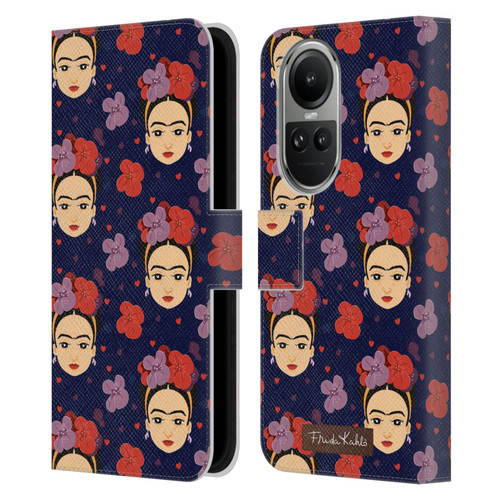 Frida Kahlo Doll Pattern 1 Leather Book Wallet Case Cover For OPPO Reno10 5G / Reno10 Pro 5G