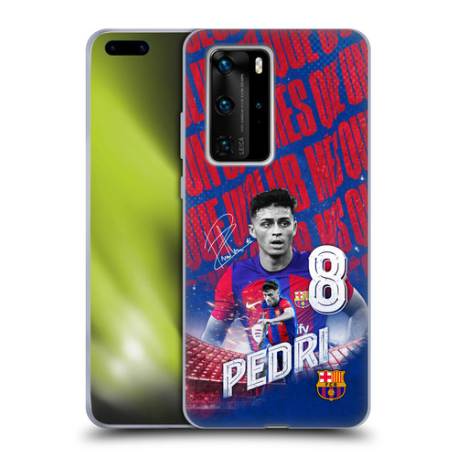 FC Barcelona 2023/24 First Team Pedri Soft Gel Case for Huawei P40 Pro / P40 Pro Plus 5G