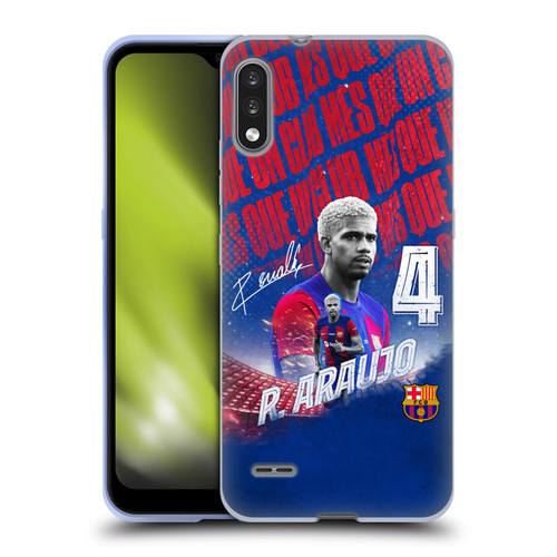 FC Barcelona 2023/24 First Team Ronald Araújo Soft Gel Case for LG K22