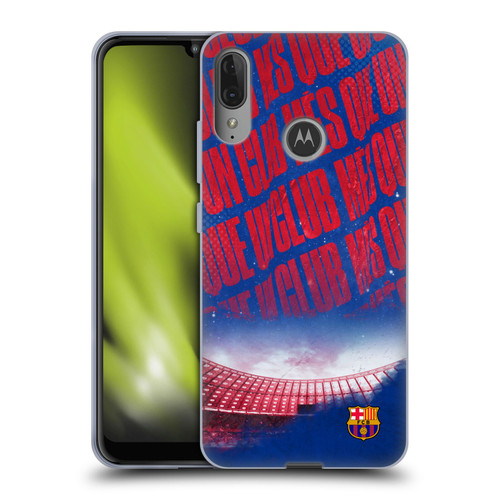FC Barcelona 2023/24 First Team Ronald Araújo Soft Gel Case for Motorola Moto E6 Plus