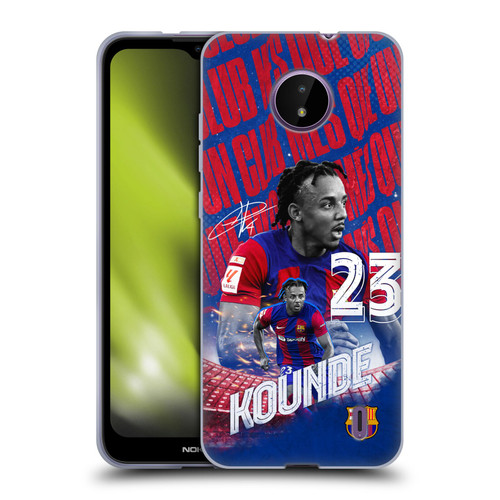 FC Barcelona 2023/24 First Team Jules Koundé Soft Gel Case for Nokia C10 / C20