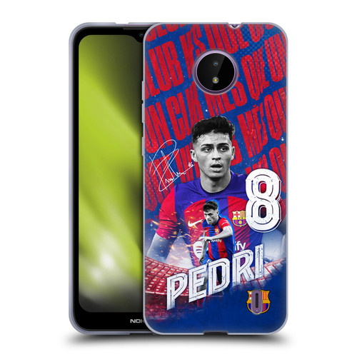 FC Barcelona 2023/24 First Team Pedri Soft Gel Case for Nokia C10 / C20