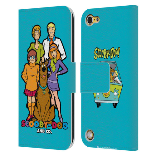 Scooby-Doo Mystery Inc. Scooby-Doo And Co. Leather Book Wallet Case Cover For Apple iPod Touch 5G 5th Gen