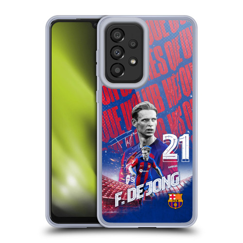 FC Barcelona 2023/24 First Team Frenkie de Jong Soft Gel Case for Samsung Galaxy A33 5G (2022)