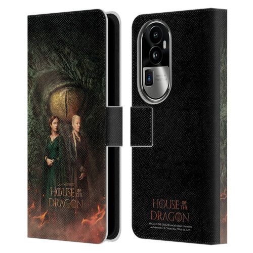 House Of The Dragon: Television Series Art Poster Leather Book Wallet Case Cover For OPPO Reno10 Pro+