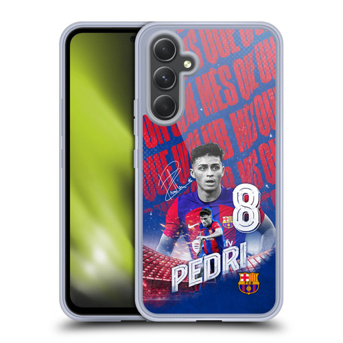FC Barcelona 2023/24 First Team Pedri Soft Gel Case for Samsung Galaxy A54 5G