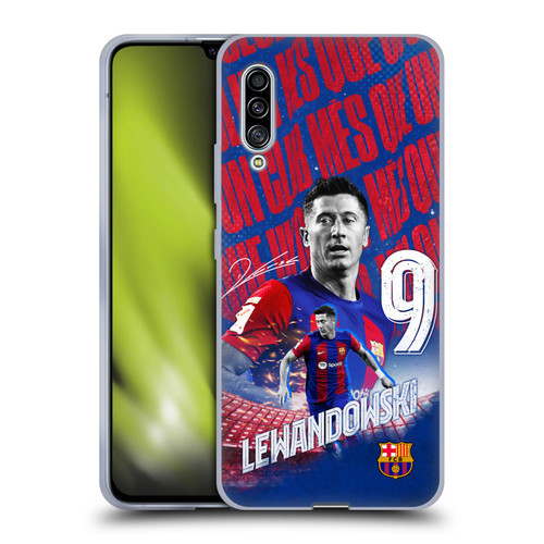 FC Barcelona 2023/24 First Team Robert Lewandowski Soft Gel Case for Samsung Galaxy A90 5G (2019)