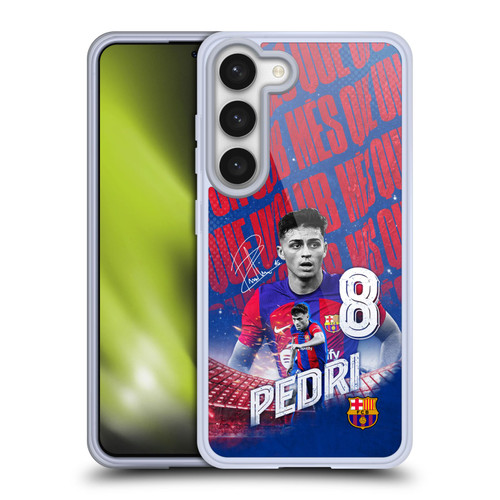 FC Barcelona 2023/24 First Team Pedri Soft Gel Case for Samsung Galaxy S23 5G