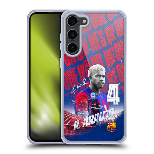 FC Barcelona 2023/24 First Team Ronald Araújo Soft Gel Case for Samsung Galaxy S23+ 5G