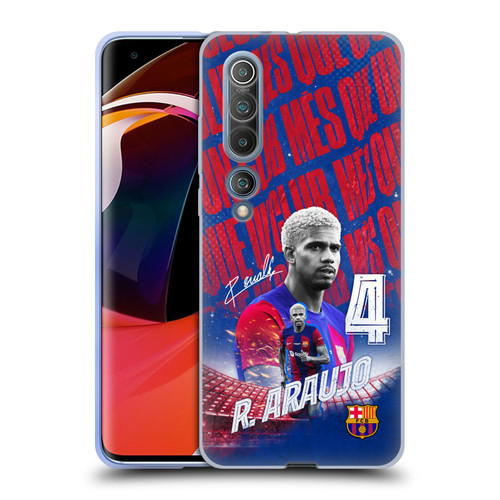 FC Barcelona 2023/24 First Team Ronald Araújo Soft Gel Case for Xiaomi Mi 10 5G / Mi 10 Pro 5G