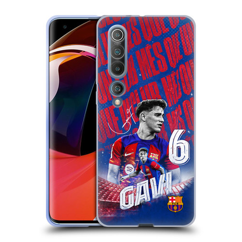 FC Barcelona 2023/24 First Team Gavi Soft Gel Case for Xiaomi Mi 10 5G / Mi 10 Pro 5G