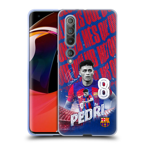 FC Barcelona 2023/24 First Team Pedri Soft Gel Case for Xiaomi Mi 10 5G / Mi 10 Pro 5G