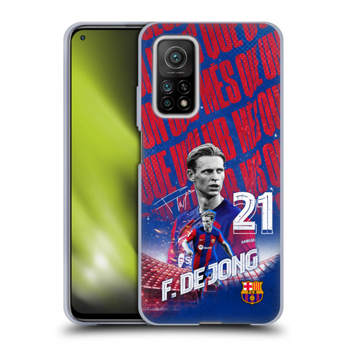 FC Barcelona 2023/24 First Team Frenkie de Jong Soft Gel Case for Xiaomi Mi 10T 5G