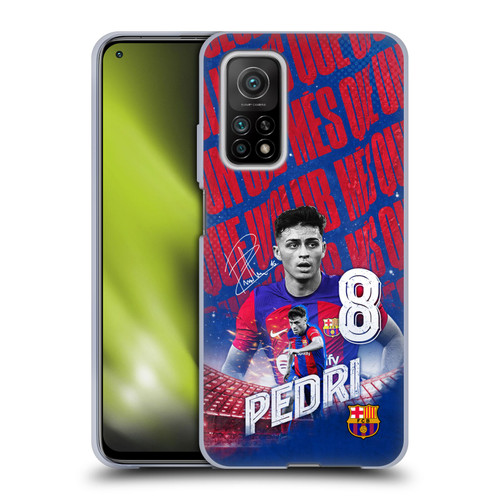 FC Barcelona 2023/24 First Team Pedri Soft Gel Case for Xiaomi Mi 10T 5G