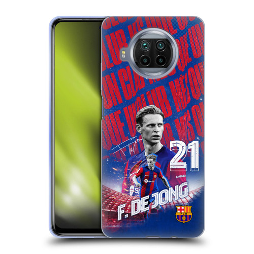 FC Barcelona 2023/24 First Team Frenkie de Jong Soft Gel Case for Xiaomi Mi 10T Lite 5G