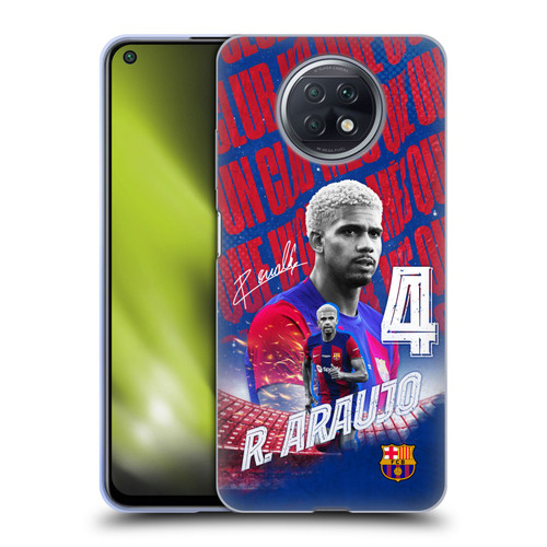 FC Barcelona 2023/24 First Team Ronald Araújo Soft Gel Case for Xiaomi Redmi Note 9T 5G