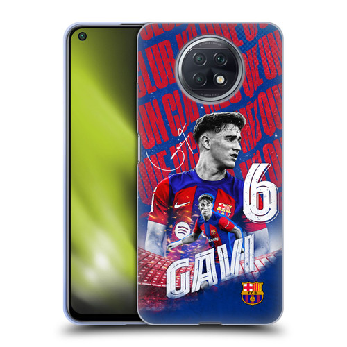 FC Barcelona 2023/24 First Team Gavi Soft Gel Case for Xiaomi Redmi Note 9T 5G