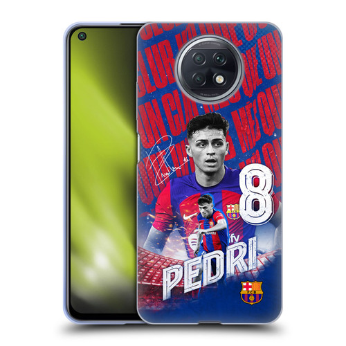 FC Barcelona 2023/24 First Team Pedri Soft Gel Case for Xiaomi Redmi Note 9T 5G