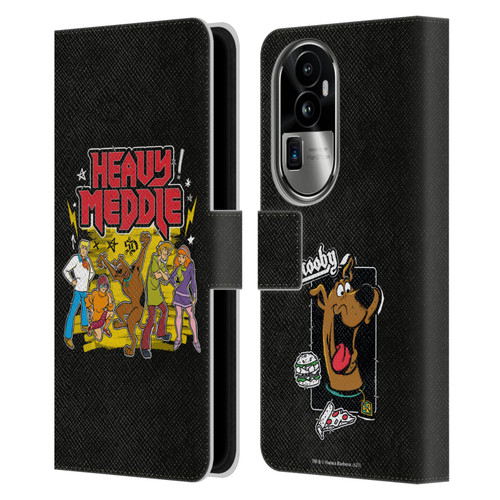 Scooby-Doo Mystery Inc. Heavy Meddle Leather Book Wallet Case Cover For OPPO Reno10 Pro+