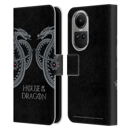 House Of The Dragon: Television Series Graphics Dragon Leather Book Wallet Case Cover For OPPO Reno10 5G / Reno10 Pro 5G