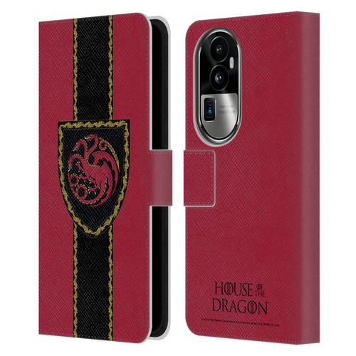 House Of The Dragon: Television Series Graphics Shield Leather Book Wallet Case Cover For OPPO Reno10 Pro+