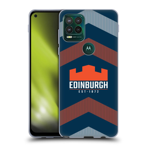 Edinburgh Rugby Logo Art Lines Soft Gel Case for Motorola Moto G Stylus 5G 2021