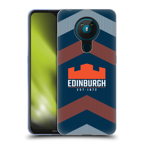 Edinburgh Rugby Logo Art Lines Soft Gel Case for Nokia 5.3