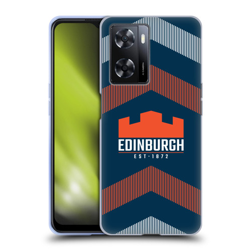 Edinburgh Rugby Logo Art Lines Soft Gel Case for OPPO A57s
