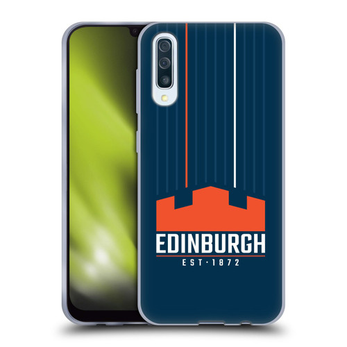 Edinburgh Rugby Logo Art Vertical Stripes Soft Gel Case for Samsung Galaxy A50/A30s (2019)