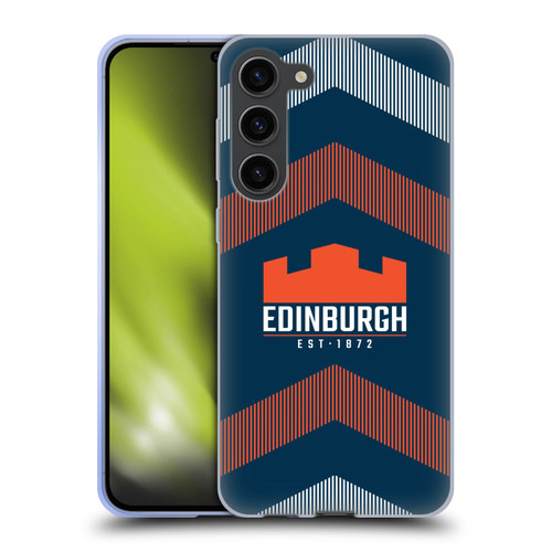 Edinburgh Rugby Logo Art Lines Soft Gel Case for Samsung Galaxy S23+ 5G