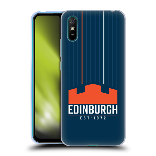 Edinburgh Rugby Logo Art Vertical Stripes Soft Gel Case for Xiaomi Redmi 9A / Redmi 9AT