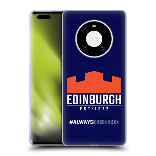 Edinburgh Rugby Logo 2 Always Edinburgh Soft Gel Case for Huawei Mate 40 Pro 5G