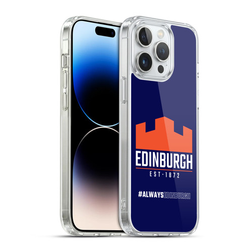 Edinburgh Rugby Logo 2 Always Edinburgh Soft Gel Case for Apple iPhone 14 Pro Max & MagSafe