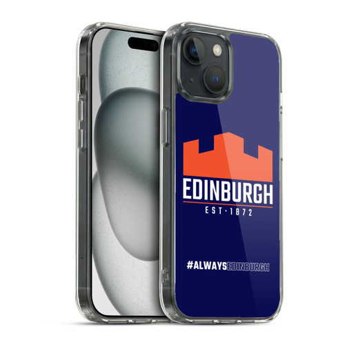 Edinburgh Rugby Logo 2 Always Edinburgh Soft Gel Case for Apple iPhone 15 & MagSafe