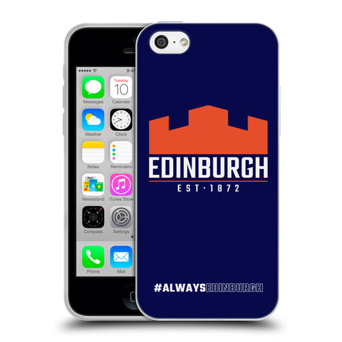 Edinburgh Rugby Logo 2 Always Edinburgh Soft Gel Case for Apple iPhone 5c