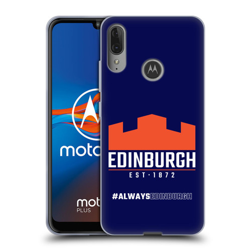 Edinburgh Rugby Logo 2 Always Edinburgh Soft Gel Case for Motorola Moto E6 Plus