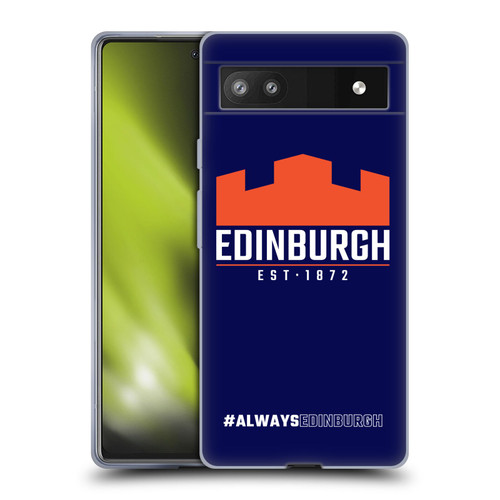 Edinburgh Rugby Logo 2 Always Edinburgh Soft Gel Case for Google Pixel 6a