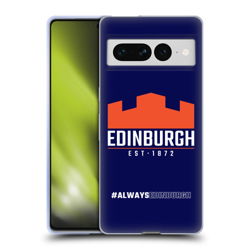 Edinburgh Rugby Logo 2 Always Edinburgh Soft Gel Case for Google Pixel 7 Pro