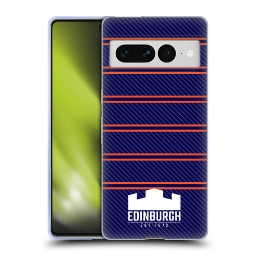 Edinburgh Rugby Logo 2 Stripes Soft Gel Case for Google Pixel 7 Pro