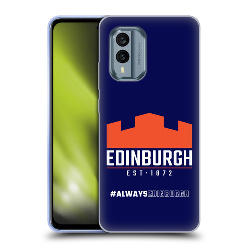 Edinburgh Rugby Logo 2 Always Edinburgh Soft Gel Case for Nokia X30