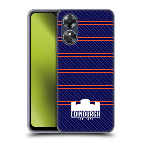 Edinburgh Rugby Logo 2 Stripes Soft Gel Case for OPPO A17