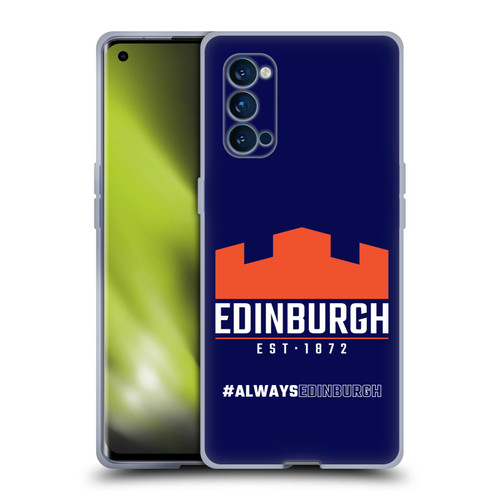 Edinburgh Rugby Logo 2 Always Edinburgh Soft Gel Case for OPPO Reno 4 Pro 5G