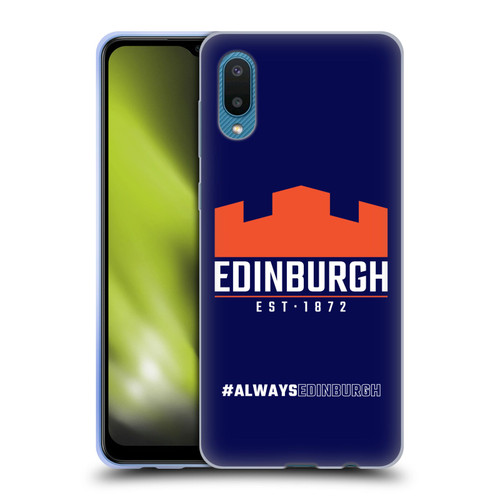 Edinburgh Rugby Logo 2 Always Edinburgh Soft Gel Case for Samsung Galaxy A02/M02 (2021)