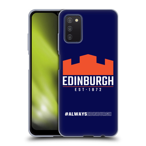 Edinburgh Rugby Logo 2 Always Edinburgh Soft Gel Case for Samsung Galaxy A03s (2021)