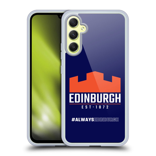 Edinburgh Rugby Logo 2 Always Edinburgh Soft Gel Case for Samsung Galaxy A34 5G