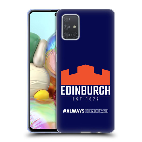 Edinburgh Rugby Logo 2 Always Edinburgh Soft Gel Case for Samsung Galaxy A71 (2019)